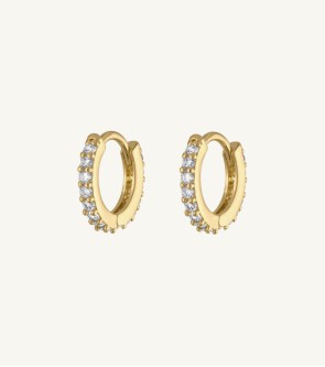 Golden Round trendy Earring