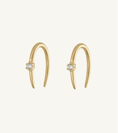 Luna Open Hoop Earring